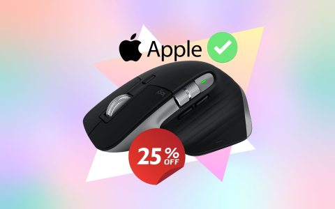 SCADE FRA POCHE ORE: Mouse Logitech Master in offerta al 26% su Amazon