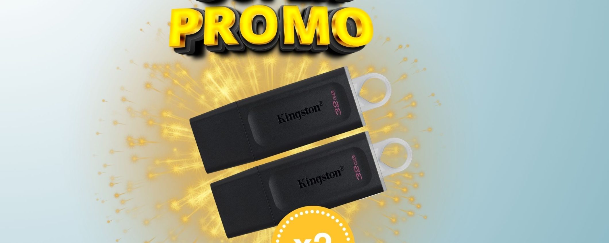 SUPER PROMO: 2 pezzi a soli 8€! Kingston DataTraveler ti aspetta