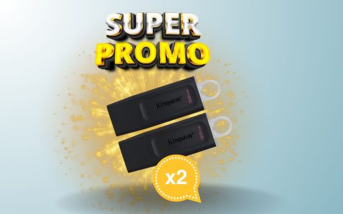 SUPER PROMO: 2 pezzi a soli 8€! Kingston DataTraveler ti aspetta