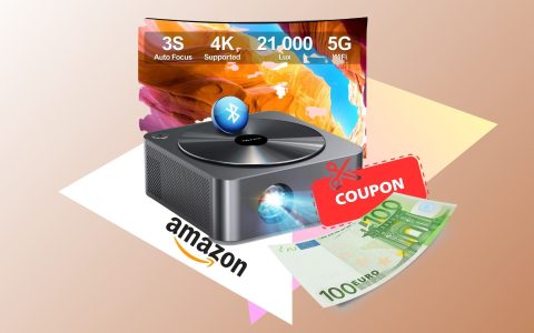 Proiettore 4K in offerta su Amazon: Goditi l'esperienza cinematografica a casa tua!