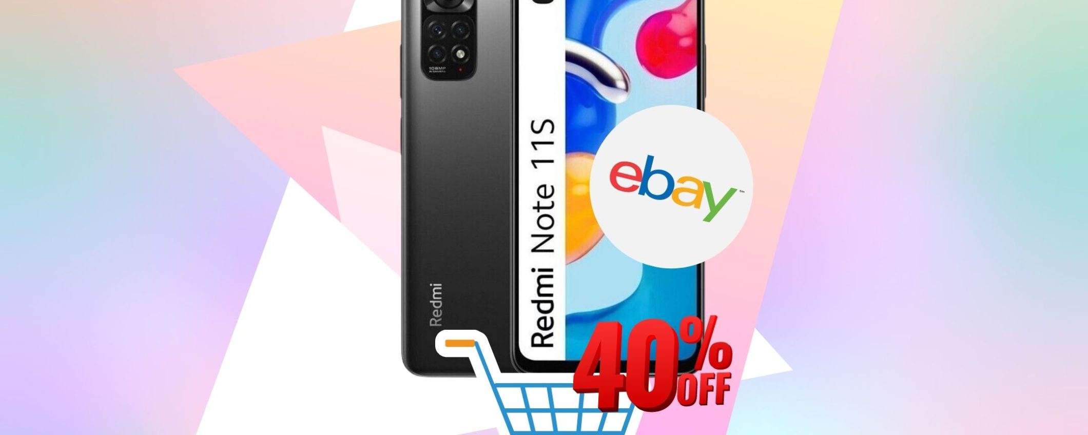 Xiaomi Redmi Note 11S: super promo su eBay a soli 189€