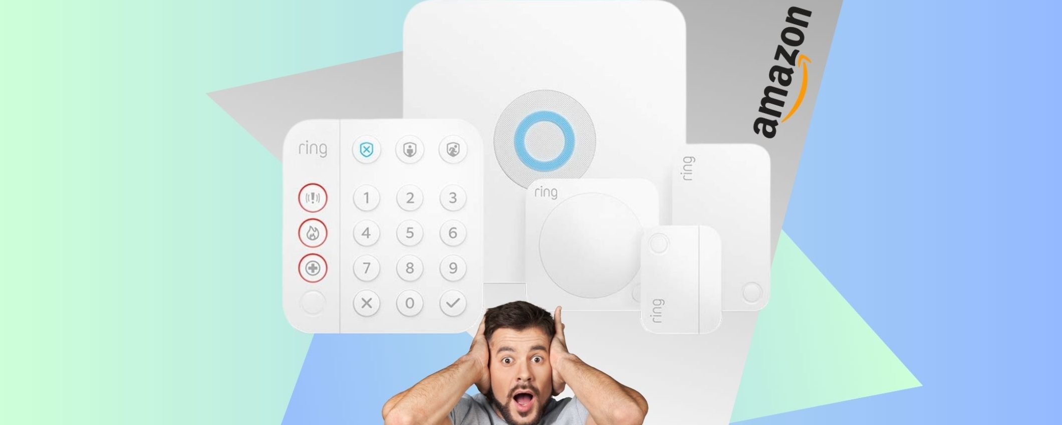 RIVOLUZIONA la sicurezza della tua casa con il kit da 5 pezzi Ring Alarm