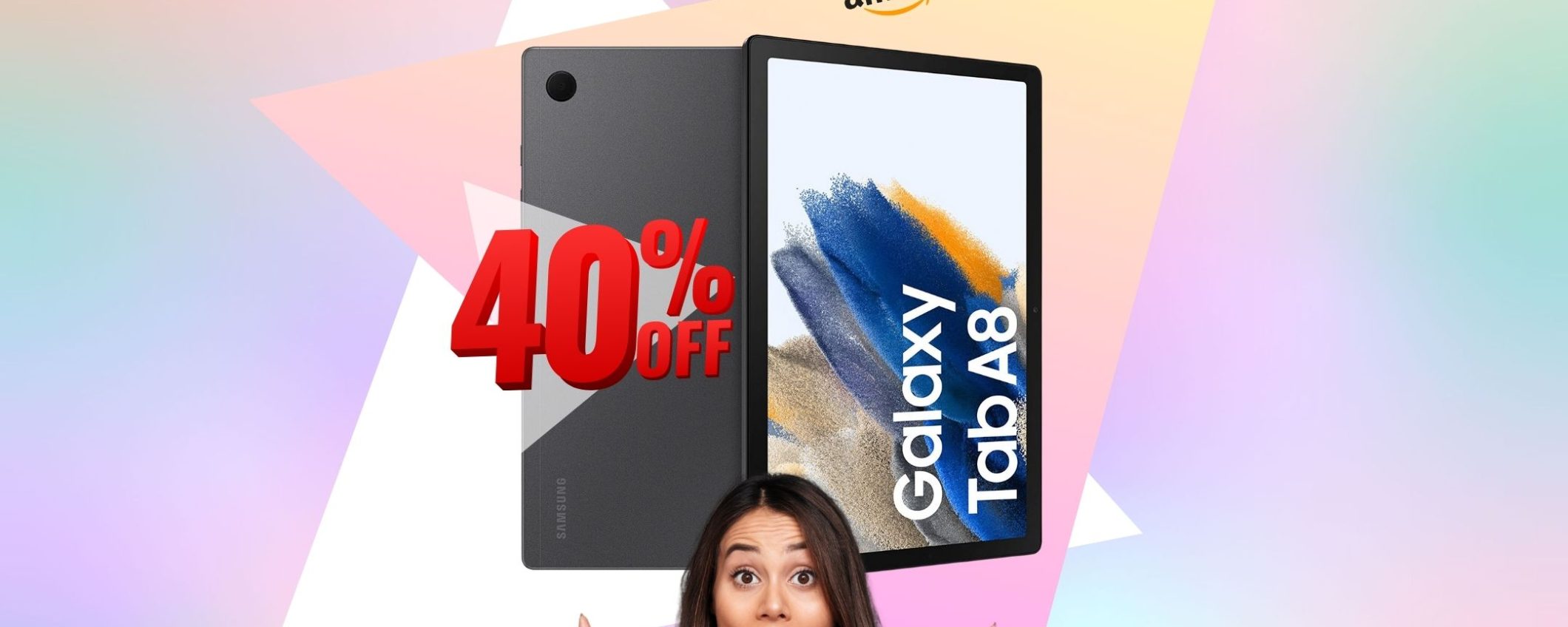 100€ IN MENO per Samsung Galaxy Tab A8: offerta limitata su Amazon!