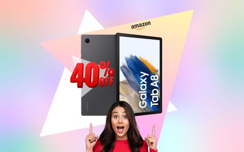 100€ IN MENO per Samsung Galaxy Tab A8: offerta limitata su Amazon!