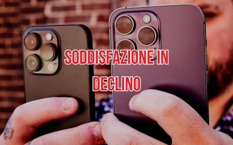 Soddisfazione per iPhone in calo: l'iPhone 14 segna il declino più significativo dal 2012