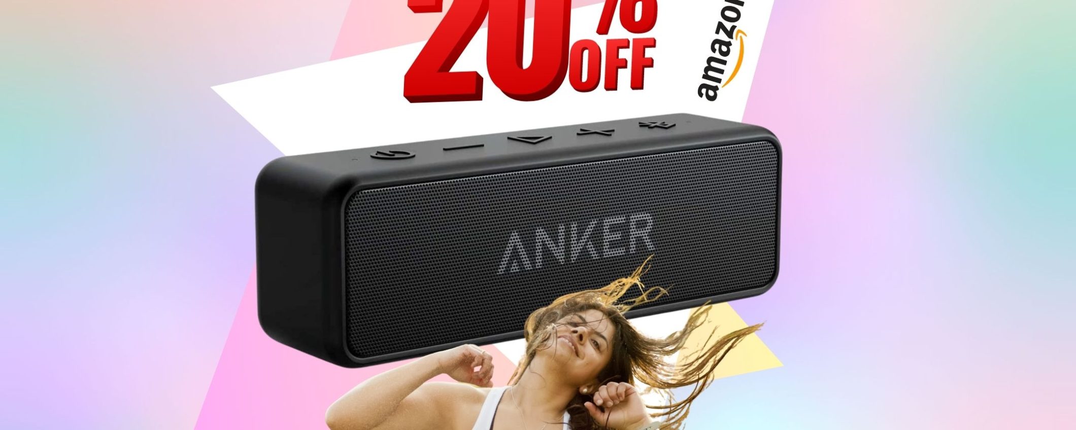 Speaker Bluetooth OCCASIONE: 31€ e risparmio con coupon del 20%