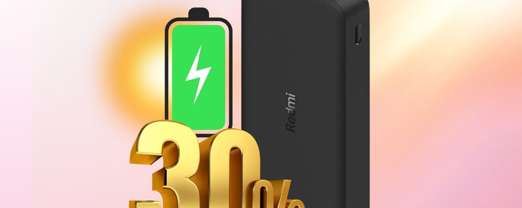 NON E' LA SOLITA POWERBANK: Xiaomi Redmi 10000 mAh a soli 13€!