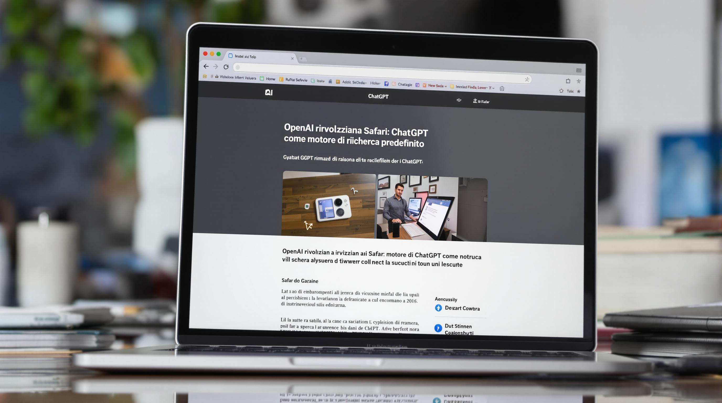 OpenAI trasforma Safari: ChatGPT come motore di ricerca predefinito