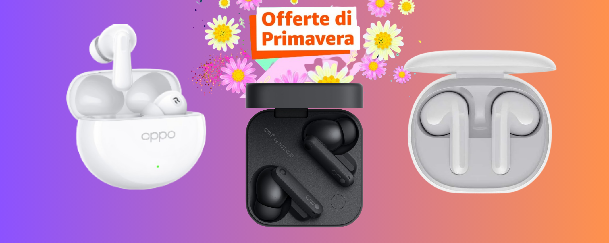 Auricolari wireless: questi sono il TOP alla Festa delle Offerte di Primavera di Amazon