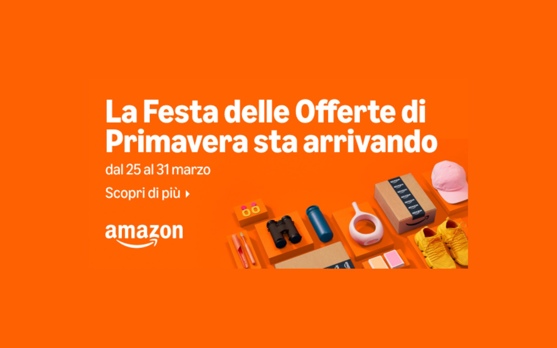 Amazon celebra la primavera con offerte imperdibili dal 25 al 31 marzo