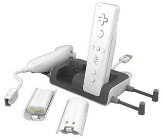 Il caricabatterie per il Wiimote