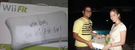 Wii Fit: copia autografata dalla 