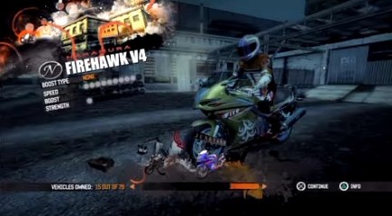 Burnout Paradise: svelate lo moto in un video