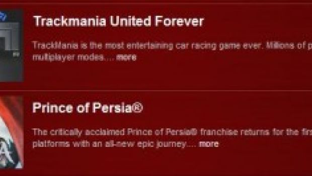 Steam: continuano le offerte, Prince of Persia e Trackmania United Forever al 50%