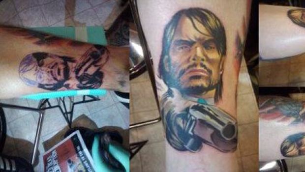 Red Dead Redemption: un ragazzo si tatua John Marston sull'avambraccio