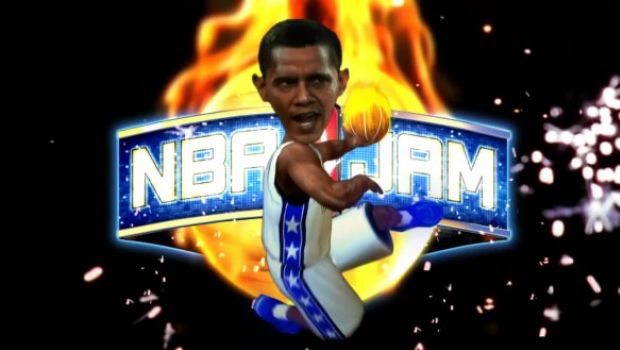 NBA Jam: i politici americani in video