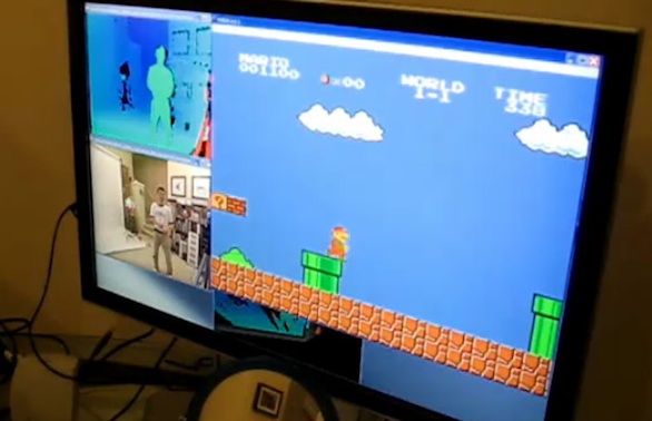 Kinect utilizzata per giocare a Super Mario Bros. - video dimostrativo