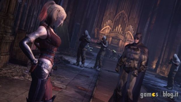 Batman: Arkham City - il rampino e Harley Quinn in nuove immagini