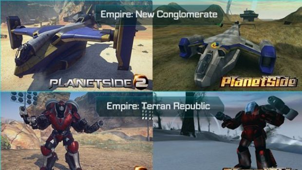 PlanetSide 2: immagini comparative con il primo capitolo della saga