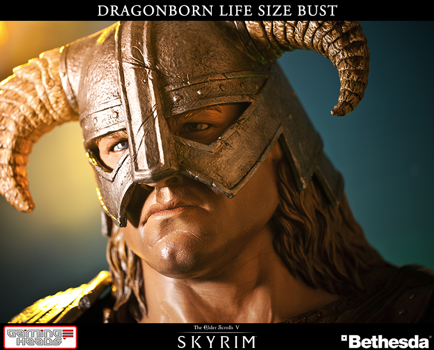 Skyrim: ecco il busto di Dragonborn a grandezza naturale