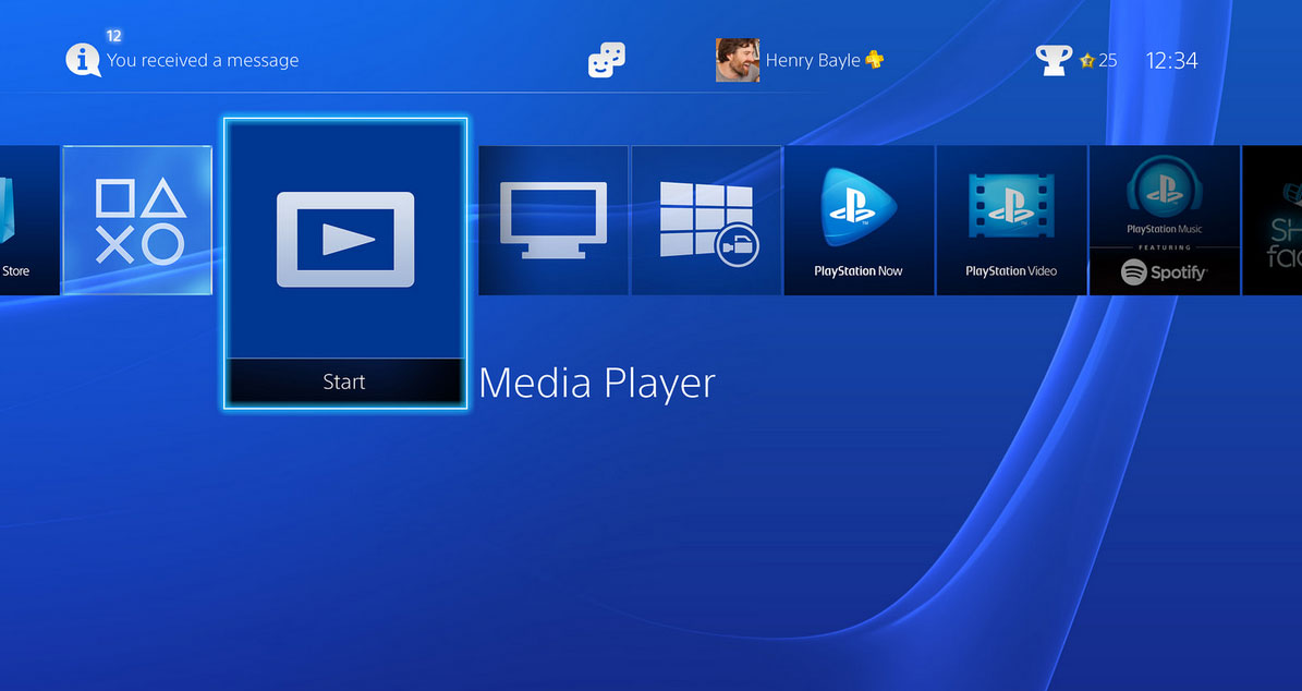 PlayStation 4, arriva il Media Player che supporta i file MKV