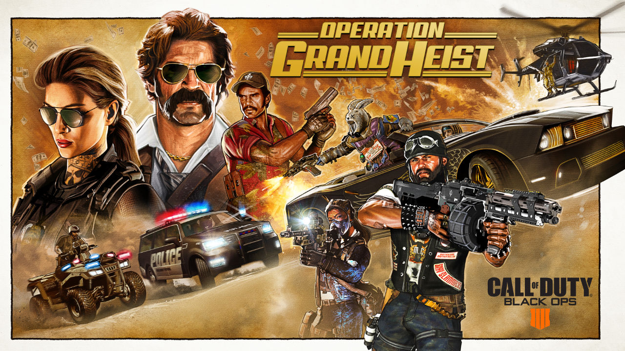 Call of Duty: Black Ops 4 - ecco il video di annuncio di Operation Grand Heist